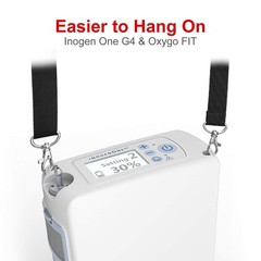 Inogen One G4 Oxygo FIT Shoulder Strap Adjustable Carry Strap with Hooks