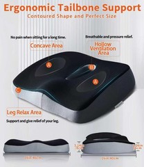 Memory Foam Seat Cushion, Large Office Chair Cushions Chair Pad for Tailbone …