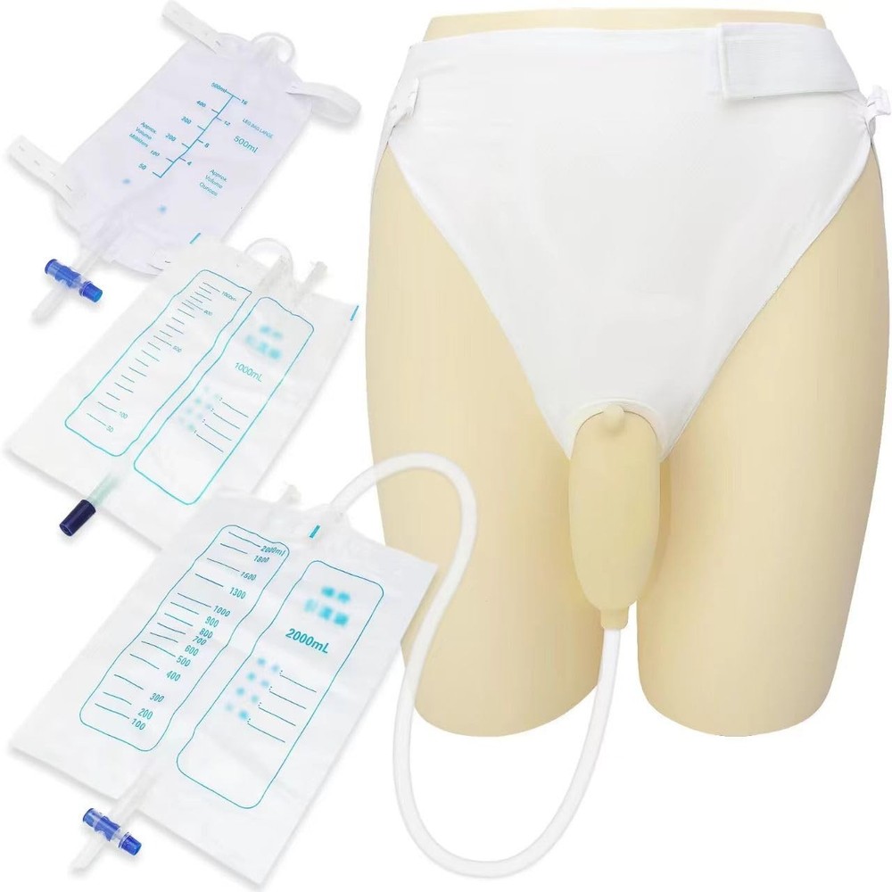 External Condom Catheter for Elderly Men Age 80,Portable Reusable Wearable Latex