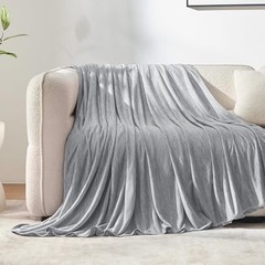 Nanotex Cooling Blanket for Hot Sleepers, Double-Sided Cold King Dark Grey