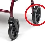 Lumex Replacement 8″ Wheel for Rollators, 1 Each, RJ4400-MWH