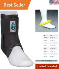 264014 ASO Ankle Stabilizer, Black, Medium 2 Pack