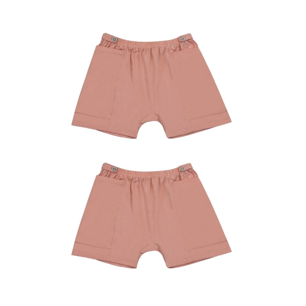 Lmaray 2 Pack Urine Bag Pants Women’s Incontinence Care Trousers with Double Ext