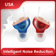 Hearing Aids With A10 Batteries Pair In Ear for Seniors Personal Sound Amplifier