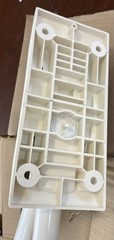 Handicare Hinged Arm Support Drop Down Rail Foldable White 330 lb LI2608