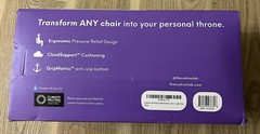 Cushion Lab Patented Pressure Relief Seat Cushion for Long Sitting Hours, Gray