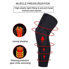 Compression Sleeve Support Leg Knee Brace Pad Socks Sports Basketball Men Women