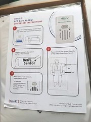​Smart Caregiver TL-2100B Fall Monitor & 1-Year Bed Sensor Pad 10″x30″ PPB-RI