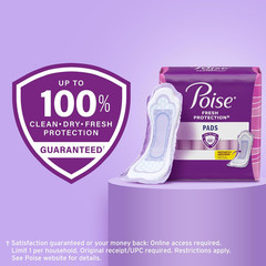 Incontinence Pads & Postpartum Incontinence Pads, 4 Drop Moderate Absorbency, L