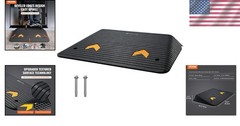 4″ Rise Rubber Threshold Ramp 35.5″ Wide – 33069 lbs Capacity, Non-Slip Safety