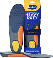 Dr. Scholl’s Heavy Duty Support Insoles Men 8-14 Arch Support Wide Feet 1 Pair