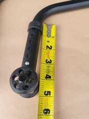 Quickie Wheelchair ANTI TIP TIPPERS WHEELS Wheelie Bars Parts Used Qxi 2 Nitrum