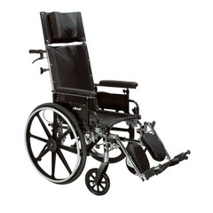 Drive Medical PLA418RBDFA Viper Plus GT Reclining Wheelchair – 18″ Seat