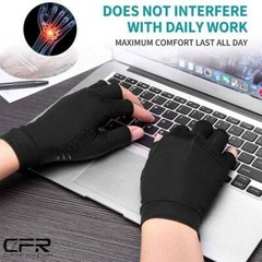 Copper Infused Compression Arthritis Gloves Carpal Tunnel Joint Pain Circulation