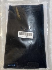 Nvorliy Plus Size Knee Compression Sleeve Brace Patella Leg 6XL Donut Hole Black