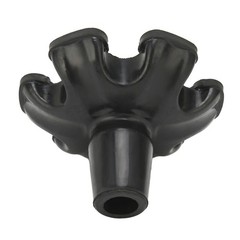 Cane Tips 6 Pillar Design Nonslip Rubber 19mm Crutch Tips with Walking for Stick