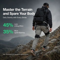 AstroShell Powered Exoskeleton 1200W Peak 45% Leg Boost AI Adaptive Assist 24KM