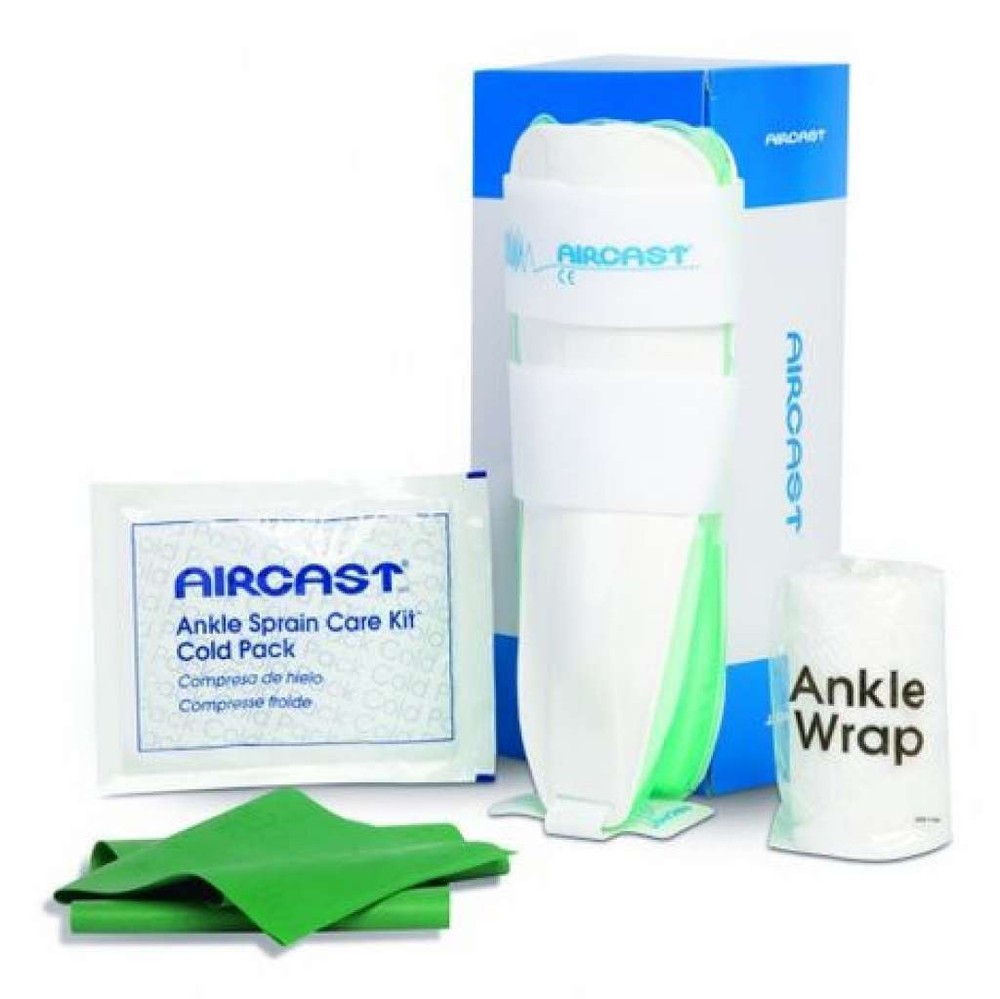 Aircast Ankle Sprain Care Kit for Right Ankle Size Medium 02BRK
