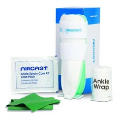 Aircast Ankle Sprain Care Kit for Right Ankle Size Medium 02BRK