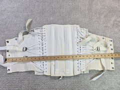 Vintage Freeman 36 Lumbosacral Ivory Orthotic Corset Brace Back Support READ