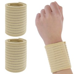 2 PCS Elastic Wrist Support Band Wrap Breathable Wrist Brace Adjustable Wrist St