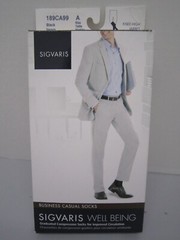 SIGVARIS 189C 15-20mmHg COMPRESSION KNEE-HIGH SOCKS BUSINESS CASUAL