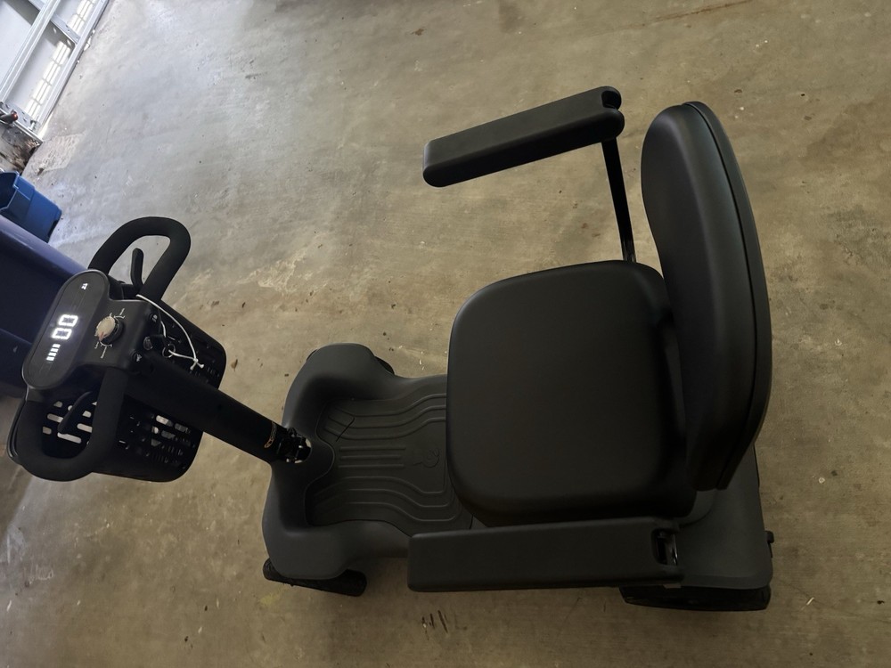 PAISEEC 4-Wheeled Mobility Scooter with Front Basket, Black