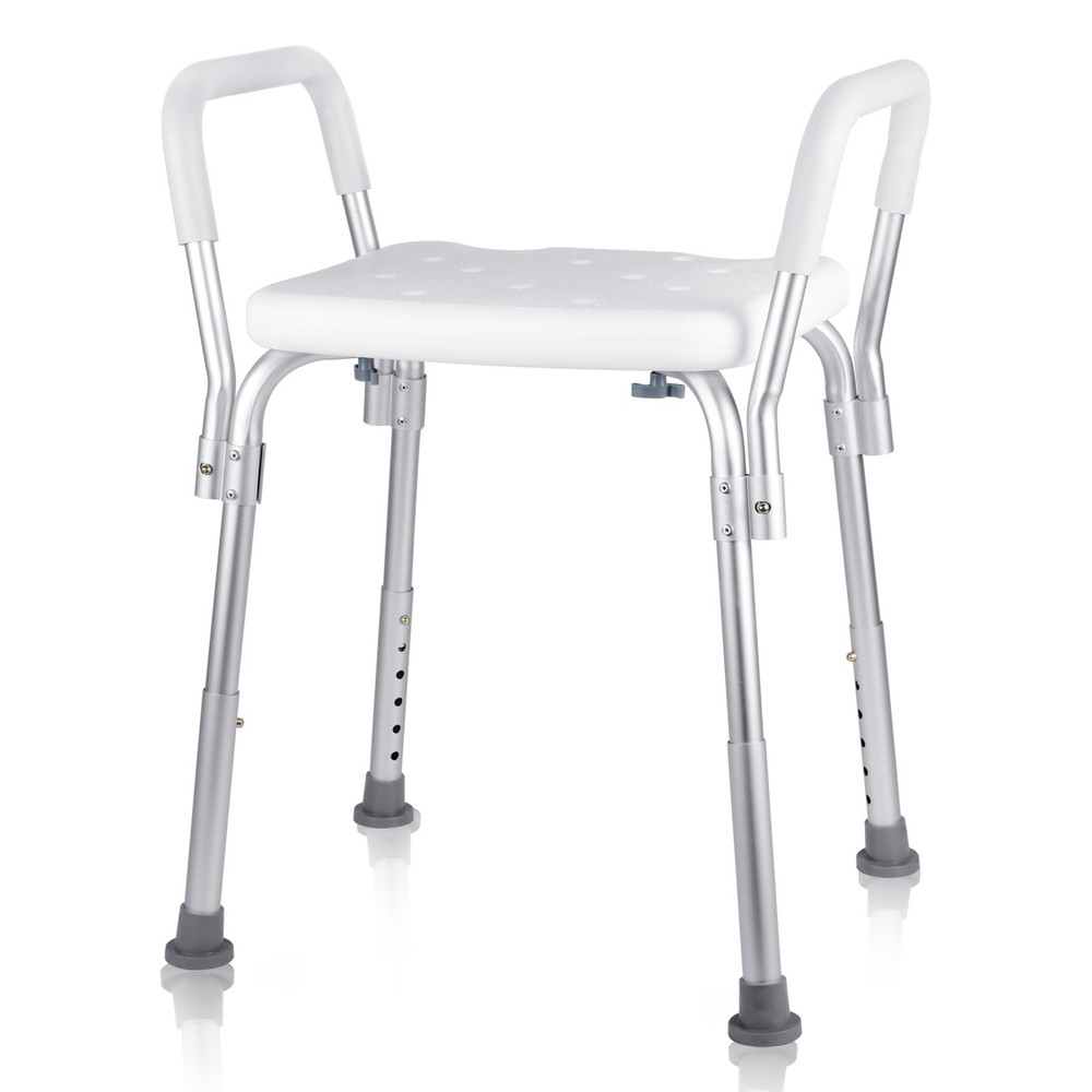 Adjustable Medical Shower Chair Bath Tub Seat Bench Stool Seat Elderly Bathing
