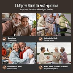 OTC Rechargeable Hearing Aids For Seniors With Mild to Moderate Hearing Loss