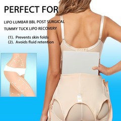 3 Pack Lipo Foam Ab Board Post Surgery Compression Garment Recovery Pads