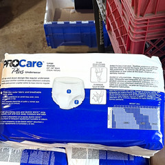 ProCare Plus Incontinence Pants Large 25 Count Unisex CRP-513