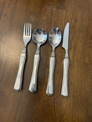 Vive Weighted Utensils 4 Pc Set Adaptive Spoon Fork Knife Tremor Arthritis Aid