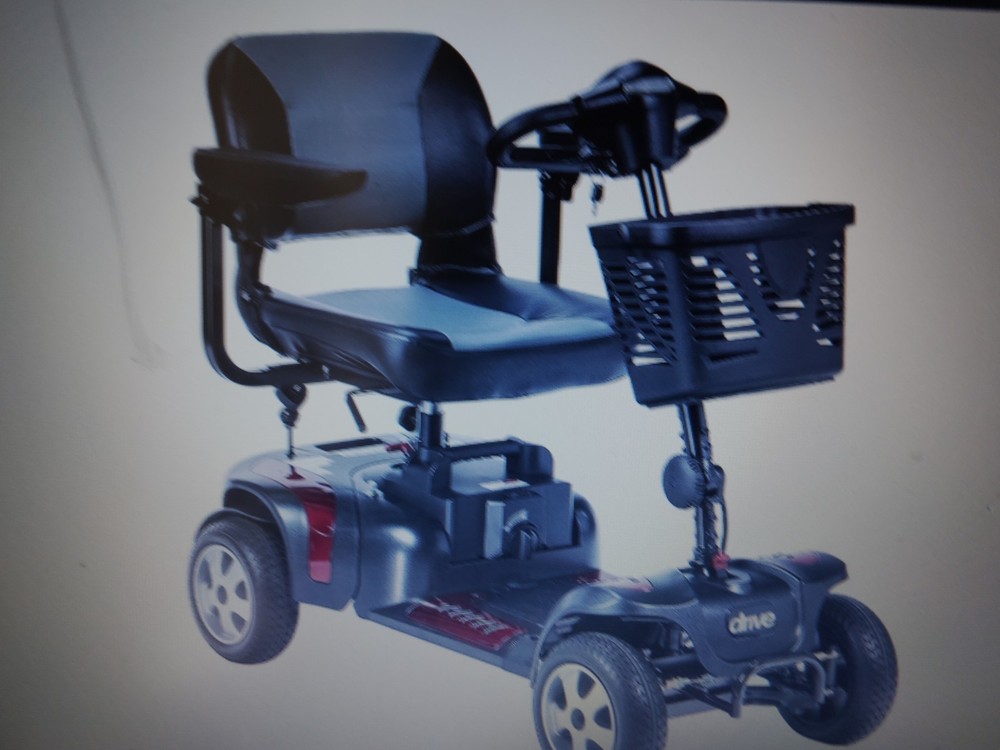 Drive 4-Wheel Mobility Scooter w/ Front Basket, Removable Battery, 8.3mi