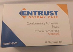 A MUST!! ENTRUST Ostomy Care Adhesive Seal Rings, 2in Barrier Ring #1601 (20qty)
