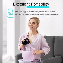 Neck Brace for Sleeping and Posture Correction, Soft Foam Braces Black