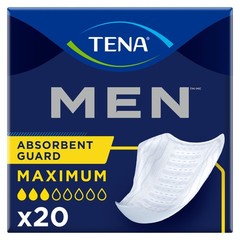 TENA Men Bladder Control Pad 9.9“ Length Moderate Absorbency -720/Case