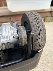 Motor, Brake, Motor Cover, tires, Wheels From Drive Scout 4 Mobility Scooter