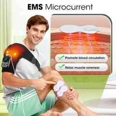 APP Control Heated Shoulder Massager Support Brace for Rotator Cuff Pain Relief
