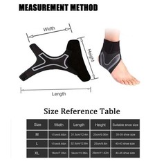 Ankle Brace Support Compression Sleeve Breathable Running Football Cycling New