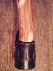 walking stick cane Antler handle MAPLE wood shaft very stiff CUSTOM MADE IN USA