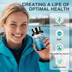 NATURE TARGET Omega 3 Fish Oil 2000mg Softgels with 120 Count (Pack of 1)