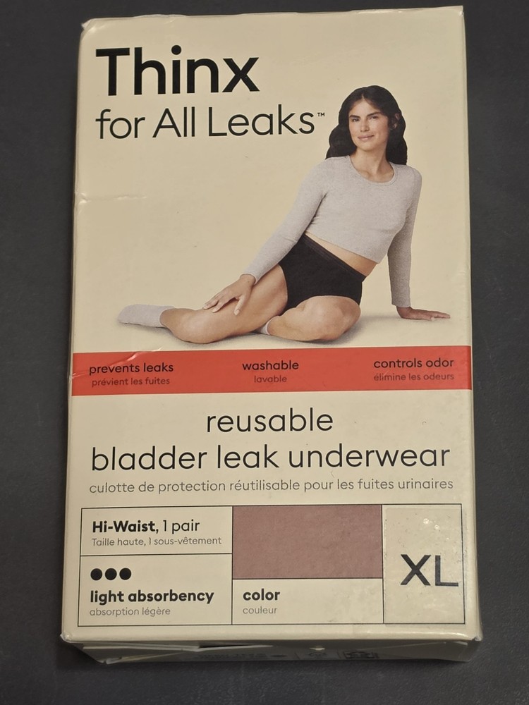 Thinx for All Leaks Hi Waist Incontinence Underwear in Desert Rose – XL