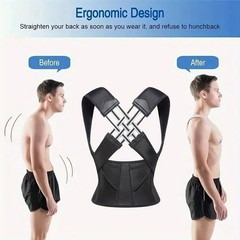 Adjustable Posture Corrector Back Shoulder Support Correct Brace Belt Men Women