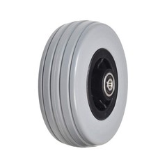 AlveyTech 6″x2″ Front and Rear Caster Wheel for the Quantum 6 inches, Black