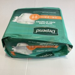 Depend Fresh Protection With Tabs, Incontinence Briefs, Unisex – Sm/Med- 20ct