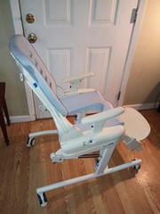 Rifton HTS Z130 Large Mobile Shower Chair for Special Needs 250lbs Weight Cap