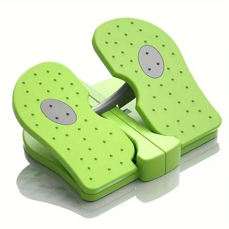 Simple Leg Exerciser While Sitting for Seniors, Foot Pedal Green, Green