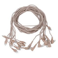 10items 3 Pin Hearing Aid Receiver Cable Portable Wear Resistant PVC Hearing