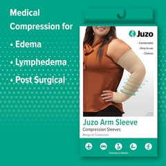 Soft 2001, Compression Armsleeve with Silicone Top Band, 20-30 mmHg, Max, Reg…