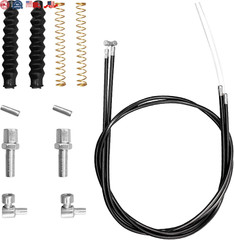 14Pcs Brake Cable Drive Rollator Replacement Parts, Brake Cable Parts for Walker